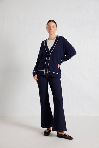 Blanche Cardi in Officer Navy