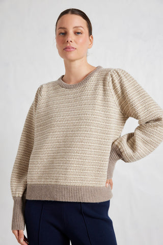 Roxy Merino Sweater in Dune