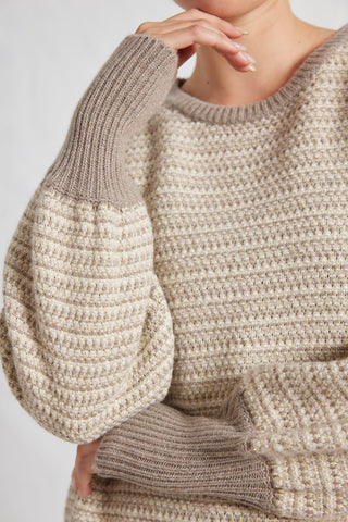 Roxy Merino Sweater in Dune