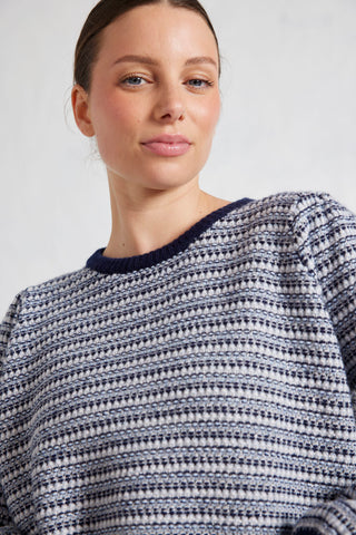 Roxy Merino Sweater in Snowdrift