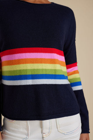 Sally Sweater in Officer Navy