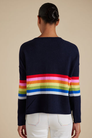 Sally Sweater in Officer Navy