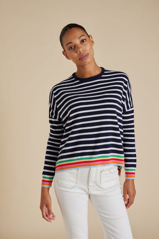 Colette Sweater in Officer Navy
