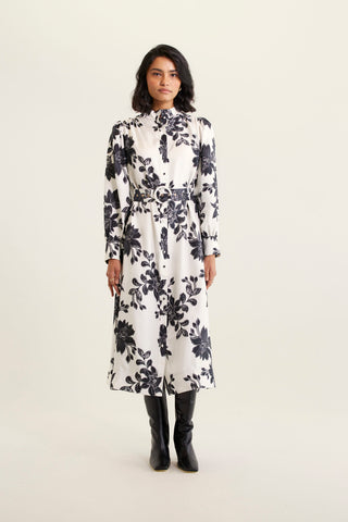 Starlet Silk Dress In Classic Tallulah Print