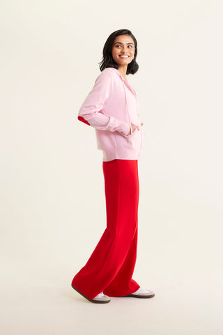 Amber Cashmere Hoodie In Blossom