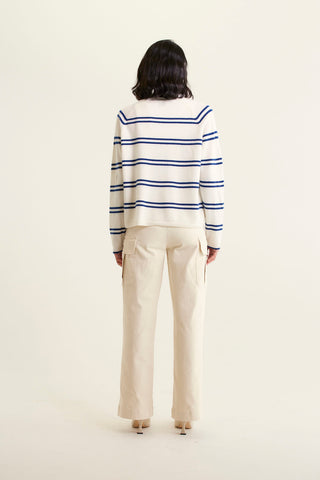 Midtown Cashmere Sweater In Cloud Dancer