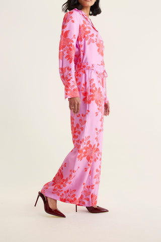 Sabrina Silk Pant In Lolly Tallulah Print