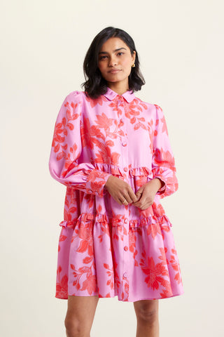 Barbie Silk Dress In Lolly Tallulah Print