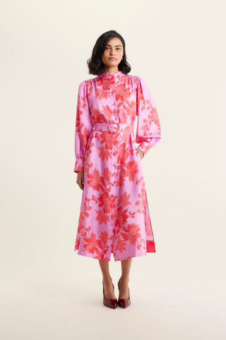 Starlet Silk Dress In Lolly Tallulah Print