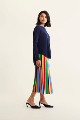 Baby Belle Cashmere Sweater in Mariner
