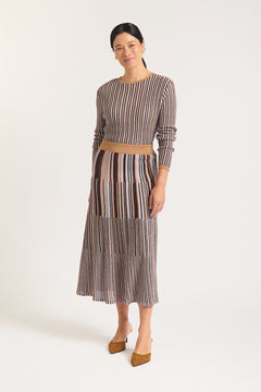 Simran Lurex Top In Moonlight