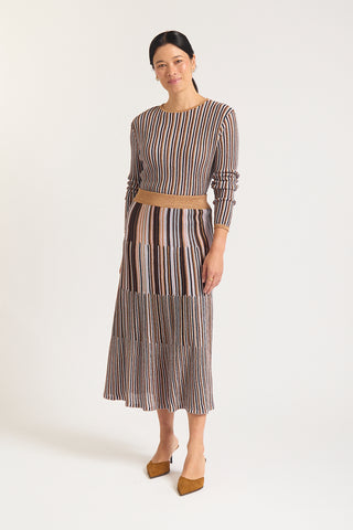 Simran Lurex Top In Moonlight