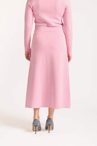 Chelsea Crepe Skirt In Pink