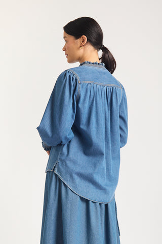 Dakota Shirt In Denim Wash