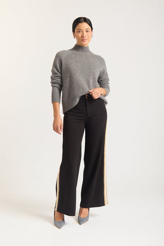 Bebe Cashmere Polo In Shadow