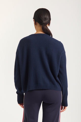 Estelle Cashmere Sweater In Midnight