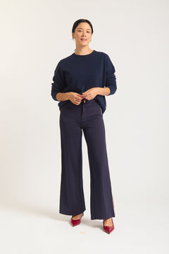 Retreat Ponti Pant In Navy