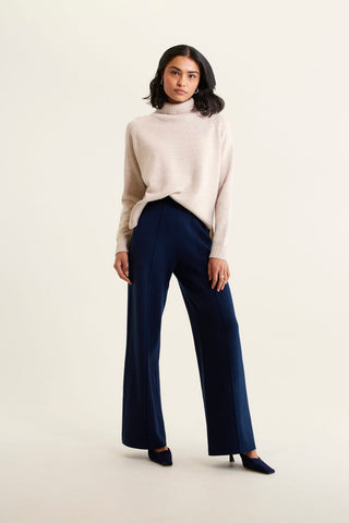 Toastie Merino Cashmere Polo In Porridge