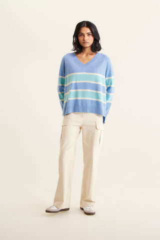 Brooklyn Cashmere Sweater In Denim