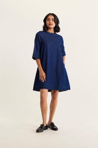 Claire Denim Dress In Indigo