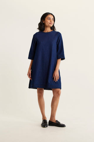 Claire Denim Dress In Indigo