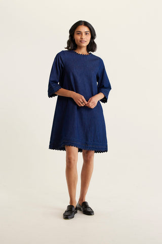 Claire Denim Dress In Indigo