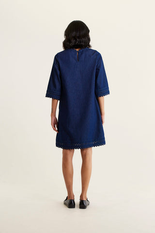 Claire Denim Dress In Indigo