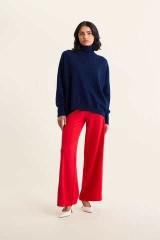 A Polo Bay Cashmere Sweater In Midnight Navy