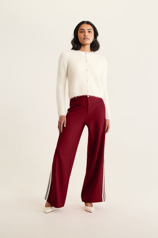 Retreat Ponti Pant in Burgundy
