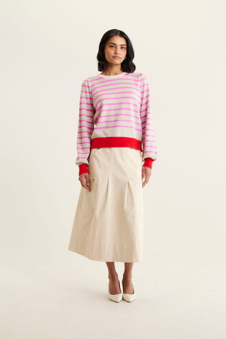 Soul Merino Cashmere Sweater In Blossom