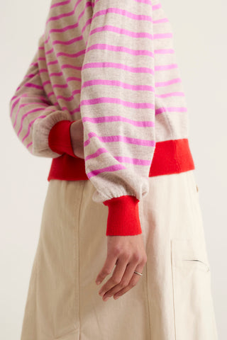 Soul Merino Cashmere Sweater In Blossom