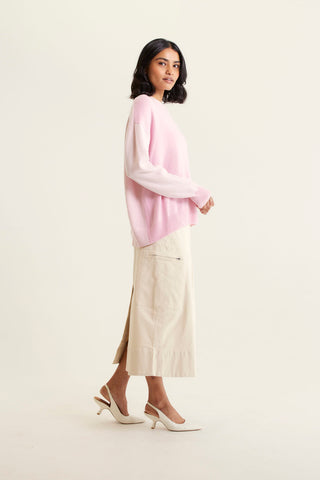 Hudson Cashmere Sweater In Blossom