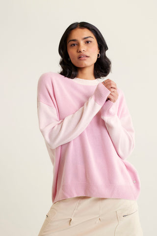 Hudson Cashmere Sweater In Blossom
