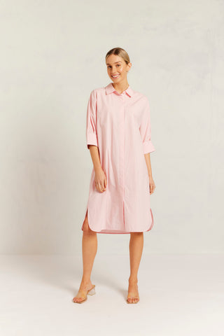 Briar Pima Cotton Dress in Petal