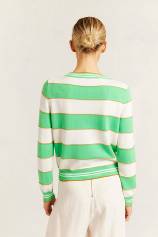 Amalfi Crew Sweater in Meadow