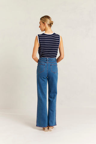 Hayden Pant in Denim Wash