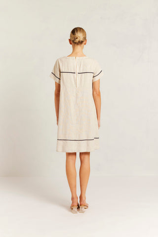 Laine Linen Dress in String