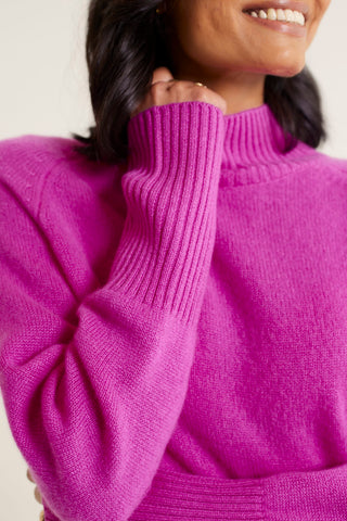 Fifi Cashmere Polo Sweater In Charm