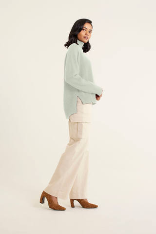 Toastie Merino Cashmere Polo In Early Spring