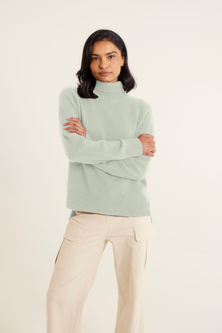 Toastie Merino Cashmere Polo In Early Spring