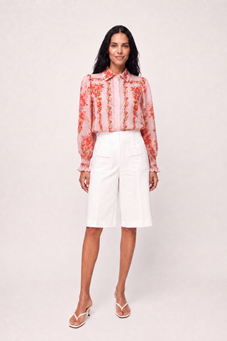 BERMUDA SHORT IN WHITE