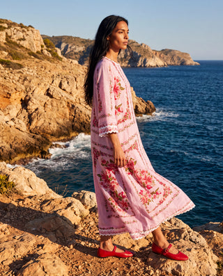 CAMILLE DRESS IN PINK PORTOFINO