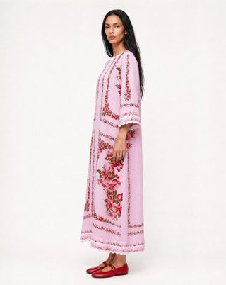 CAMILLE DRESS IN PINK PORTOFINO