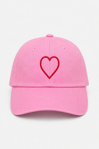 Heart Cap in Pink