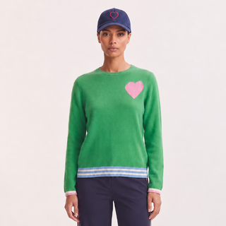 Heart Cap in Navy