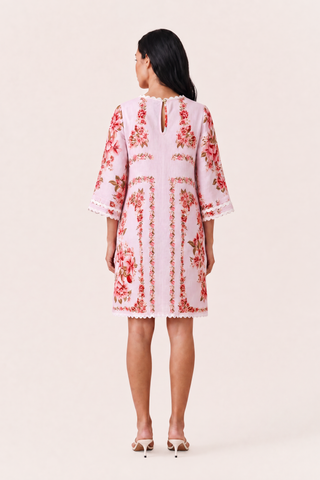 Claire Linen Dress In Portofino