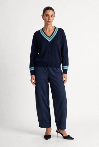 Harper 4 Way Stretch Pant in Navy