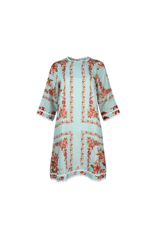 Claire Linen Dress In Portofino