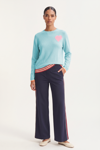 Lovey Dovey Sweater In Aqua