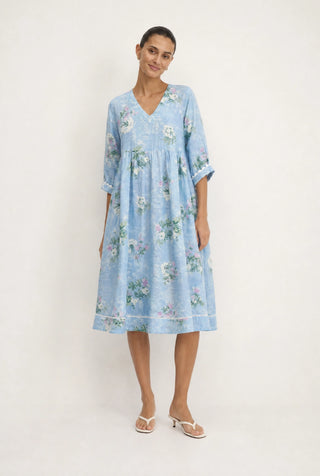 Milos Ramie Dress In Wild Lace